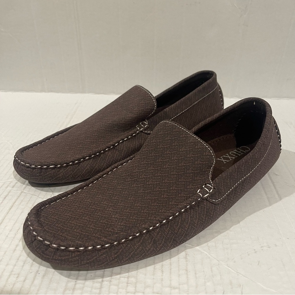 Men’s Chuxx Brown Business Casual Slip On Loafers Size 11 US
